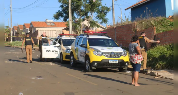 Homicídio aconteceu na tarde deste domingo, em Ponta Grossa