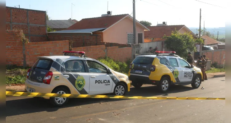 Homicídio aconteceu na tarde deste domingo, em Ponta Grossa