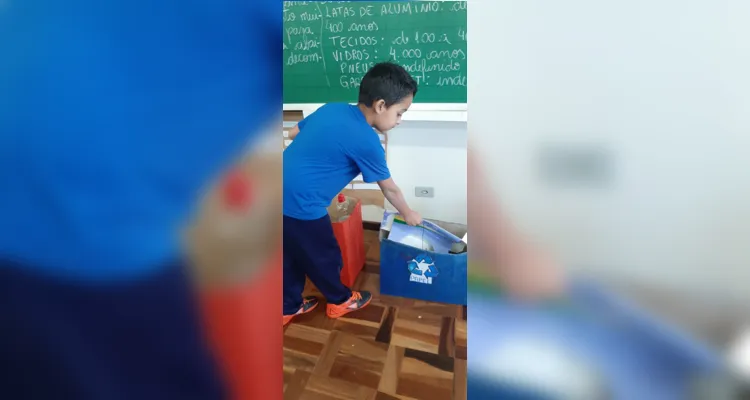 Os alunos realizaram uma série de estudos e confeccionaram materiais com o intuito de conscientizar a comunidade escolar a respeito do tema