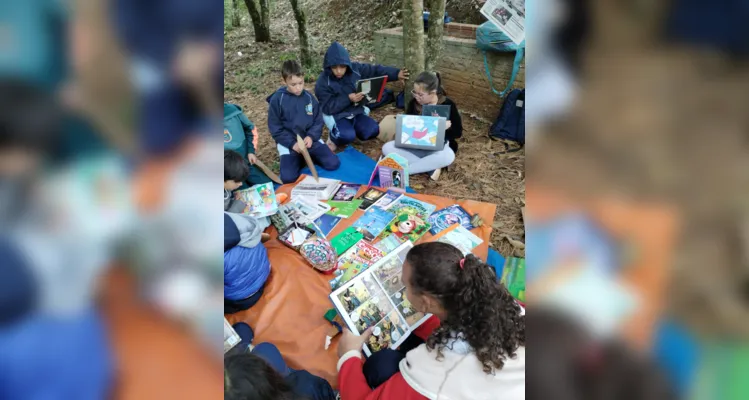 Diversos momentos e conteúdos abrilhantaram a saída a campo dos educandos