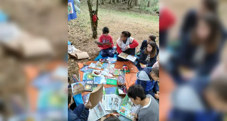 Diversos momentos e conteúdos abrilhantaram a saída a campo dos educandos