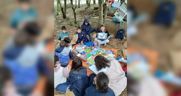 Diversos momentos e conteúdos abrilhantaram a saída a campo dos educandos