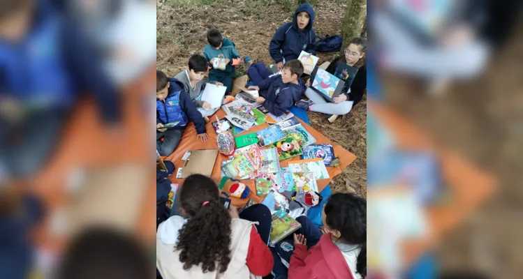 Diversos momentos e conteúdos abrilhantaram a saída a campo dos educandos