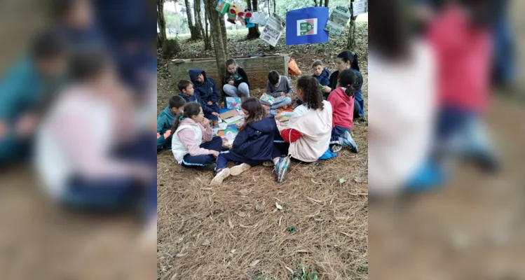 Diversos momentos e conteúdos abrilhantaram a saída a campo dos educandos