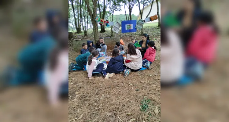 Diversos momentos e conteúdos abrilhantaram a saída a campo dos educandos