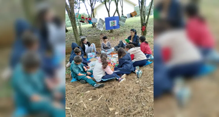 Diversos momentos e conteúdos abrilhantaram a saída a campo dos educandos