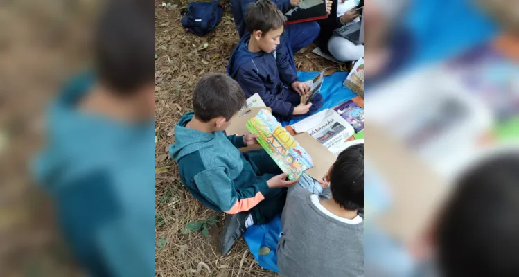 Diversos momentos e conteúdos abrilhantaram a saída a campo dos educandos