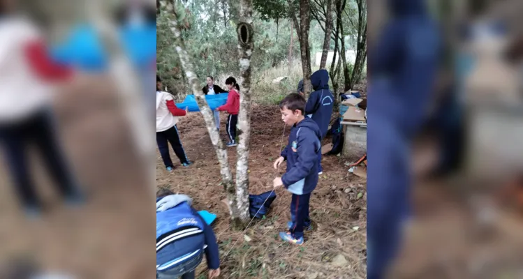 Diversos momentos e conteúdos abrilhantaram a saída a campo dos educandos