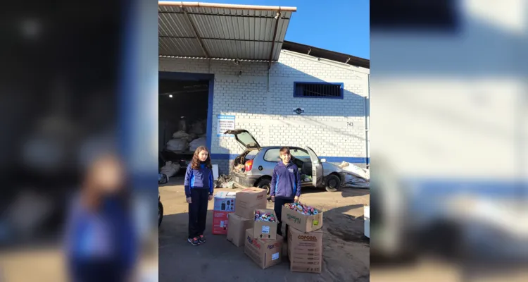 A principal ideia do projeto é a arrecadação e venda de latas de alumínio