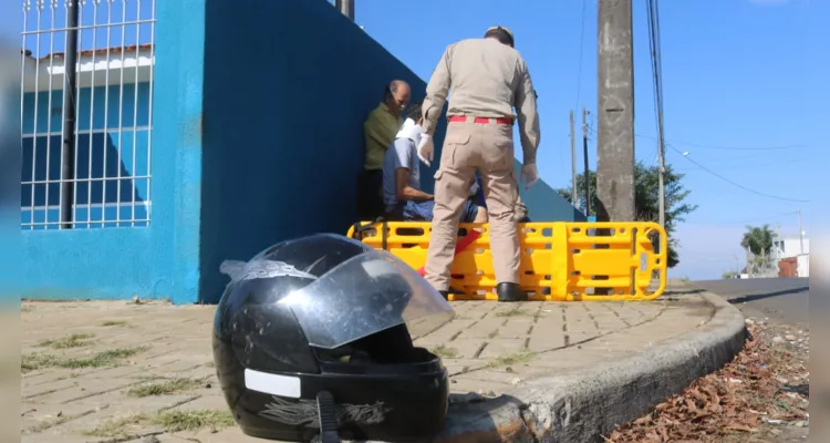Motociclista foi socorrido pelo Siate e conduzido para a UPA Santana