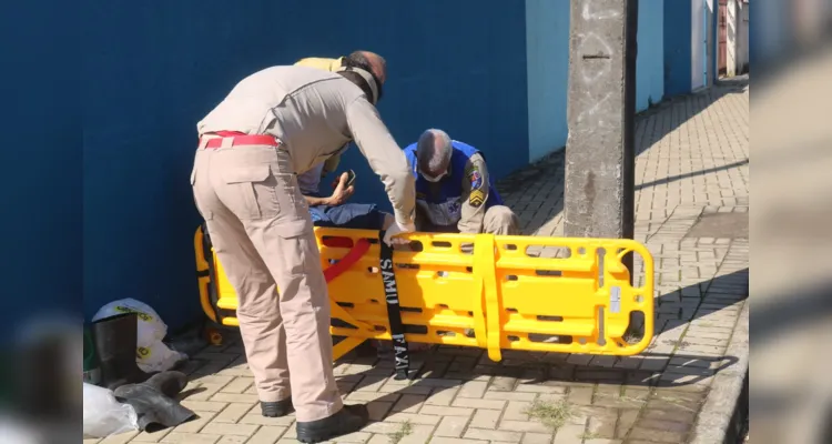 Motociclista foi socorrido pelo Siate e conduzido para a UPA Santana