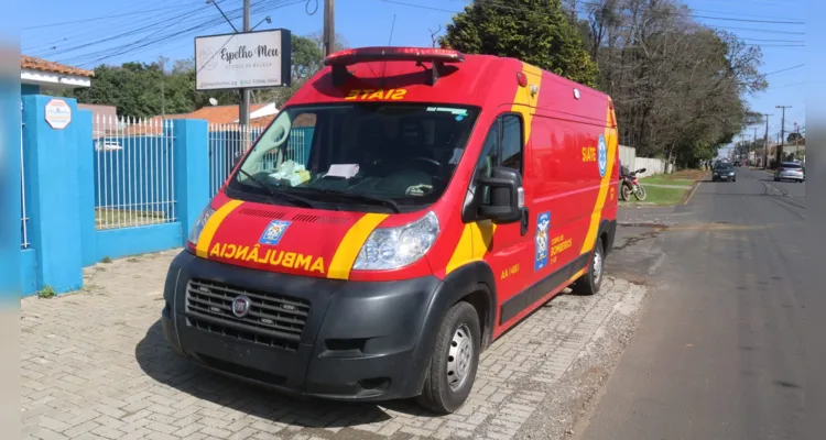 Motociclista foi socorrido pelo Siate e conduzido para a UPA Santana