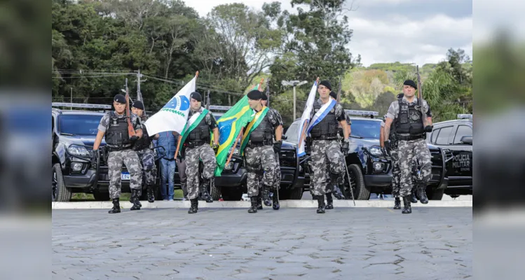 Foi, também, o primeiro aniversário da transformação da unidade em batalhão