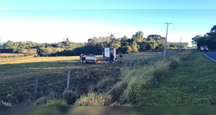 Rapaz morre após capotamento na PR-438 no distrito do Guaragi