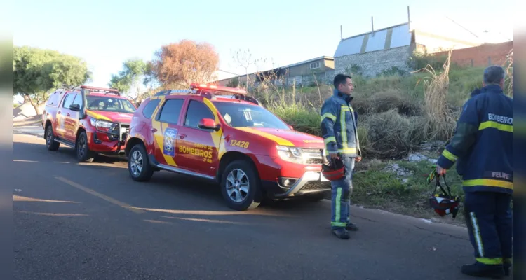 A mulher de 65 anos, que conduzia o carro, teve ferimentos moderados e foi atendida pelo Samu e pelo Corpo de Bombeiros