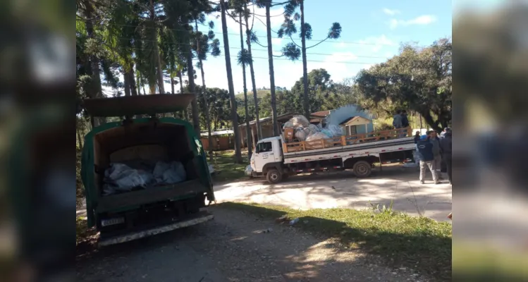 Ações como troca de alimentos por recicláveis e produções em sala marcaram amplo trabalho