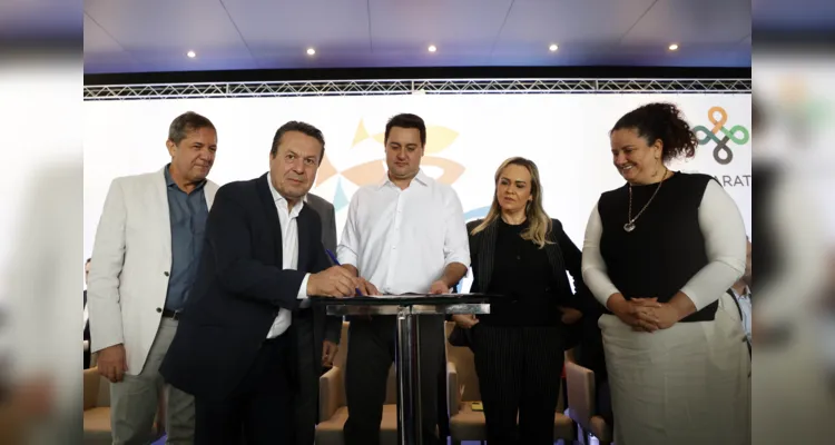O convênio foi assinado nesta quinta-feira (1) pelo governador Carlos Massa Ratinho Junior