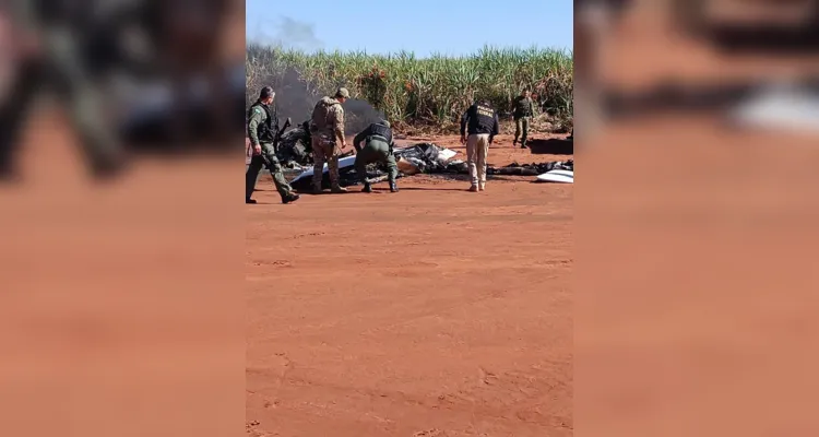 Trabalho contou com apoio da Polícia Federal, Polícia Militar/PR e Força Aérea