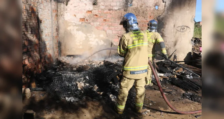 A ocorrência, segundo o Corpo de Bombeiros, foi atendida na Rua Cid Cordeiro Prestes