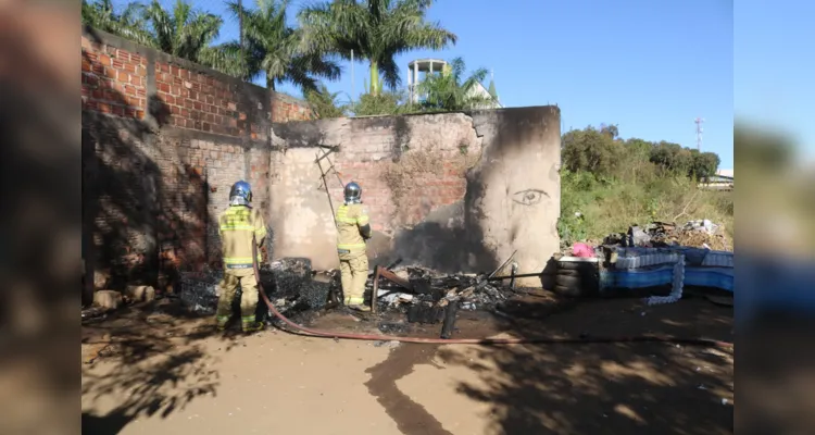 A ocorrência, segundo o Corpo de Bombeiros, foi atendida na Rua Cid Cordeiro Prestes