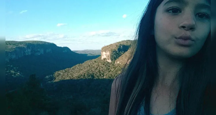 Fotografia em um ponto turístico da cidade de Jaguariaíva- Vale do Codó