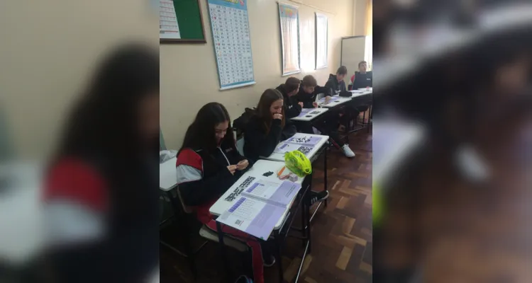 A atividade reforçou os conceitos desenvolvidos em sala de maneira prazerosa e divertida