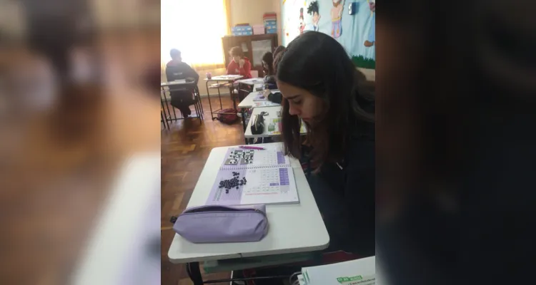 A atividade reforçou os conceitos desenvolvidos em sala de maneira prazerosa e divertida