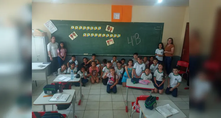 Trabalho teve vários momentos de muita interação da turma