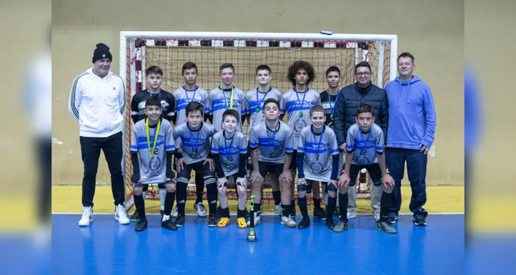 Equipe sub-13 da ACGF, que era treinada por China, conquistou título invicto da Copa Joga Junto PG