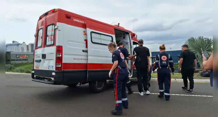 Equipe do Samu foi acionada para realizar os atendimentos.