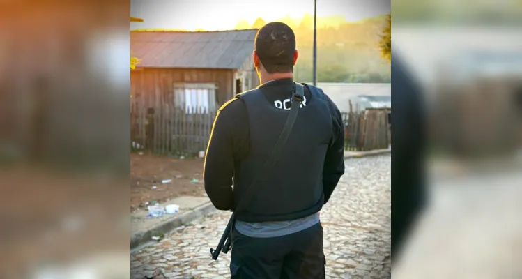 Ação policial aconteceu no município de Jaguariaíva, nos Campos Gerais.