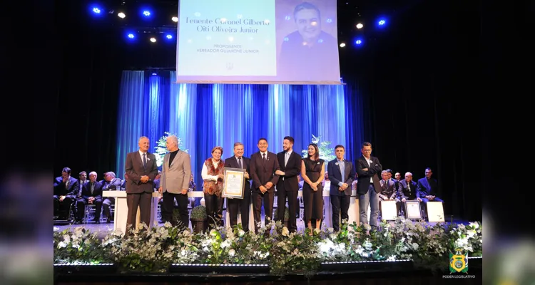 Sessão Solene dos 200 anos de PG homenageia lideranças da cidade