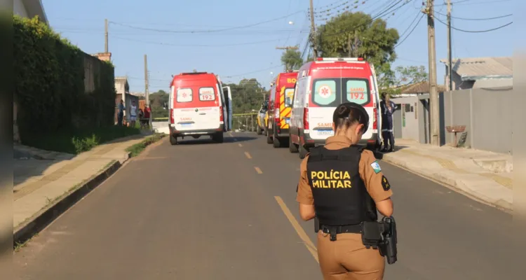 Agentes da Polícia Militar entraram em confronto com o suspeito.