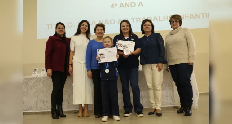 Participaram da atividade cultural alunos do 4º e 5º ano do Ensino Fundamental