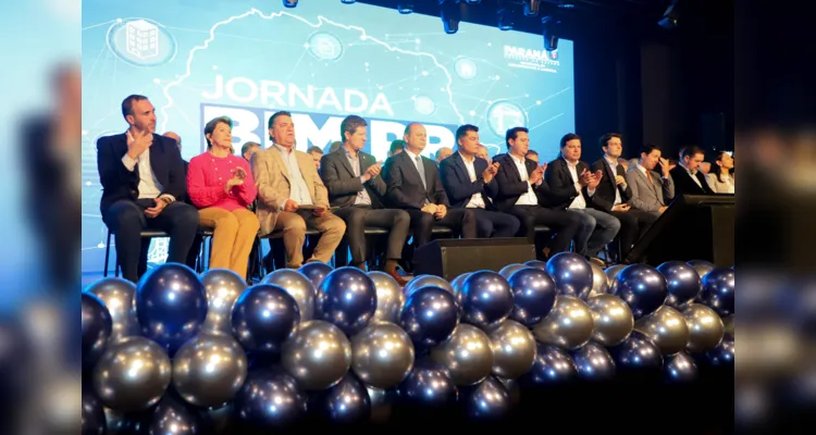 Lideranças políticas participaram do evento nesta segunda-feira (21).