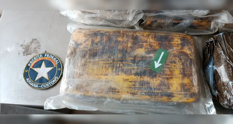 Receita apreende 34 kg de cocaína no Porto de Paranaguá