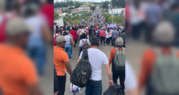 Romaria da Terra teve reflexão, caminhada e partilha