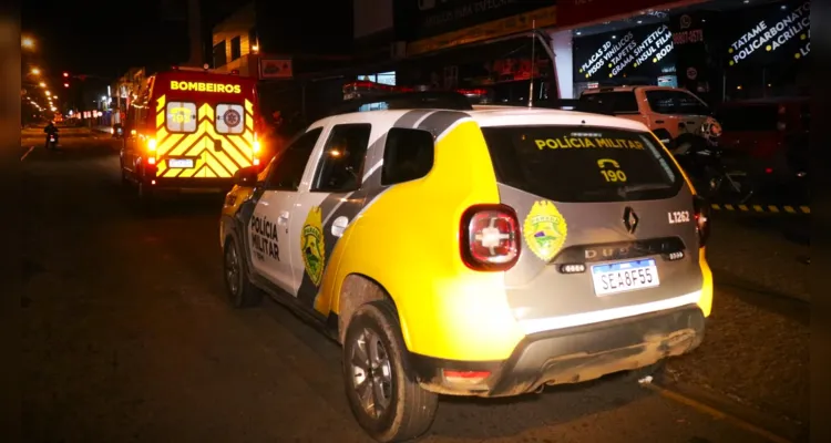 Agentes da Polícia Militar também estiveram no local.