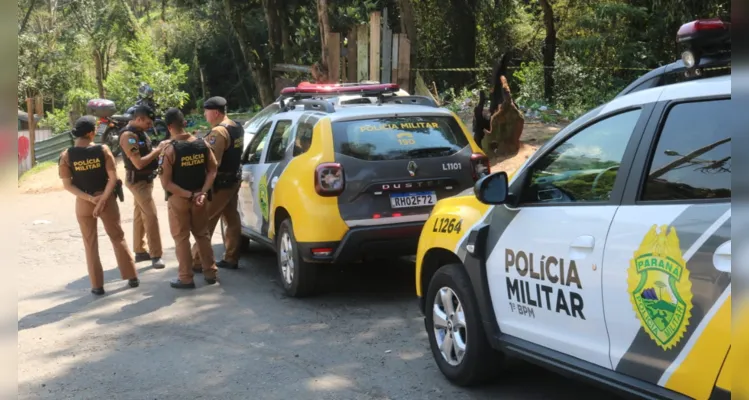 Moradores acionaram a Polícia Militar para atender a ocorrência