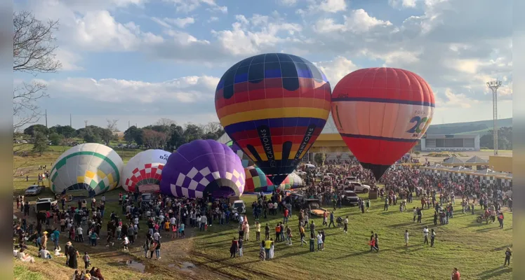 Campeões do Festival de Balonismo em PG serão conhecidos no domingo