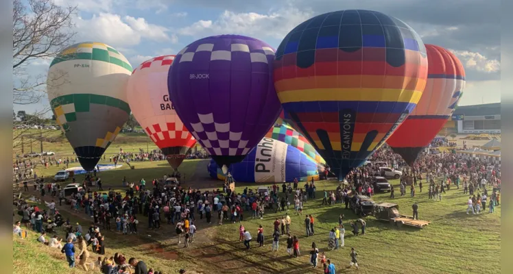 Campeões do Festival de Balonismo em PG serão conhecidos no domingo