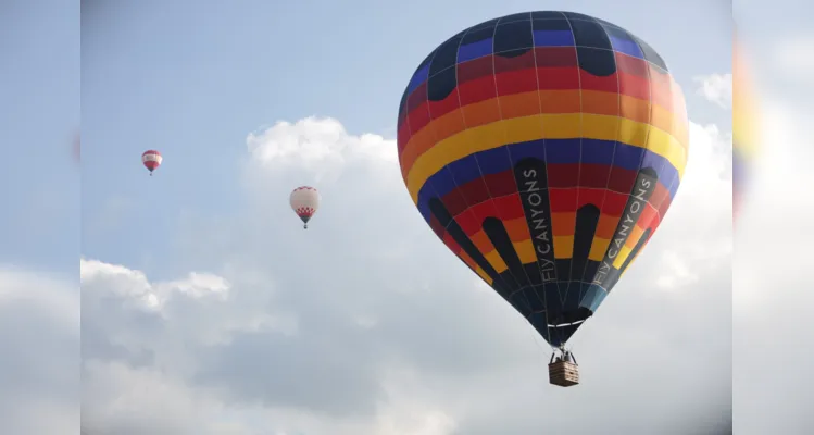 Campeões do Festival de Balonismo em PG serão conhecidos no domingo