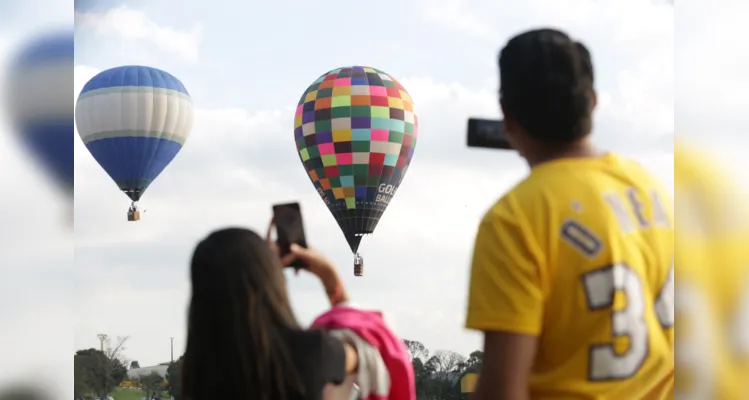 Voos iniciaram neste sábado no Centro de Eventos