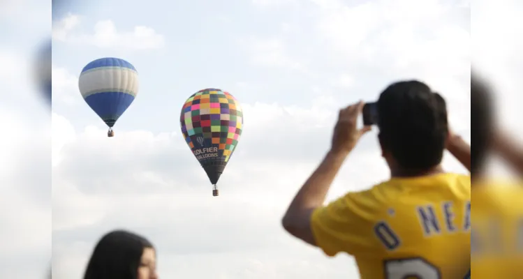 Campeões do Festival de Balonismo em PG serão conhecidos no domingo