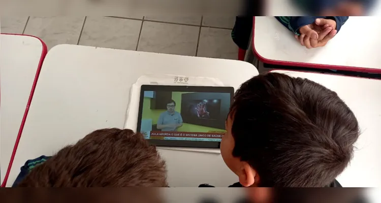Educandos puderam imergir no tema com auxílio da videoaula do Vamos Ler