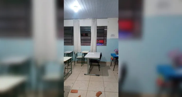 Estragos foram causados na madrugada desta terça