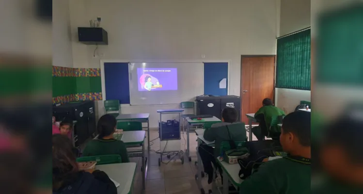 Professora destaca que alunos tiveram grande interesse em importante tema da saúde