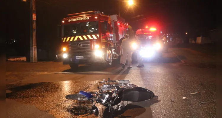 Equipes dos Bombeiros atenderam a ocorrência