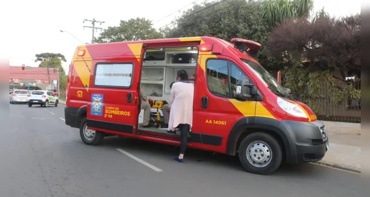 Acidente aconteceu nesta segunda-feira, em Ponta Grossa