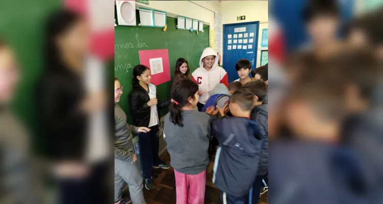 Trabalho em sala contou com vários momentos de aprendizado e diversão